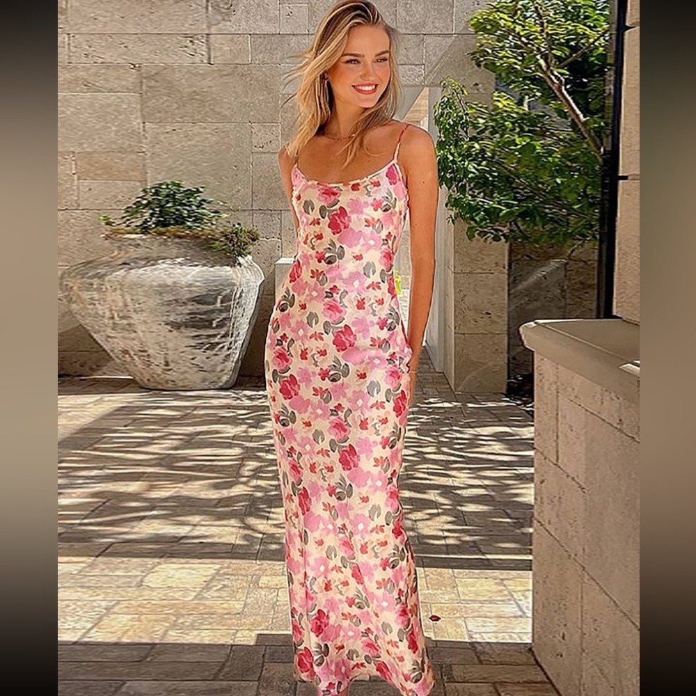 NWT Floral Cami maxi dress- XS